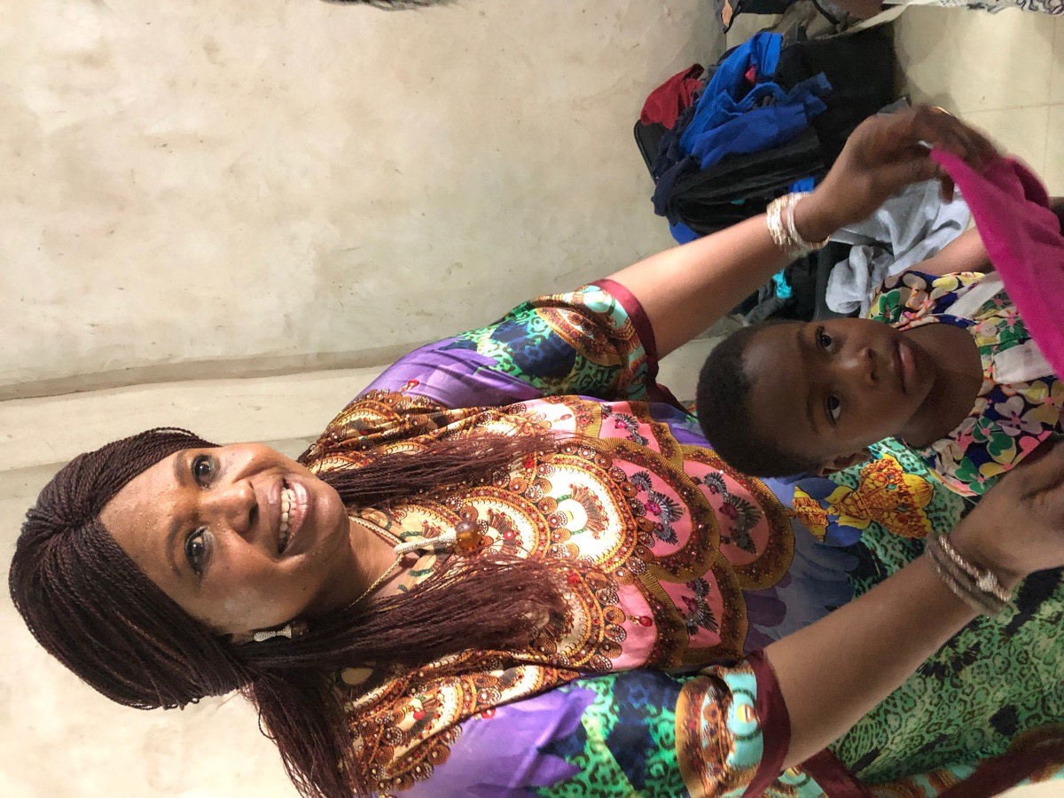 Nigeria children receiving care